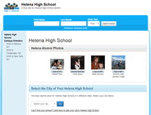 Tablet Screenshot of helenahighschool.org